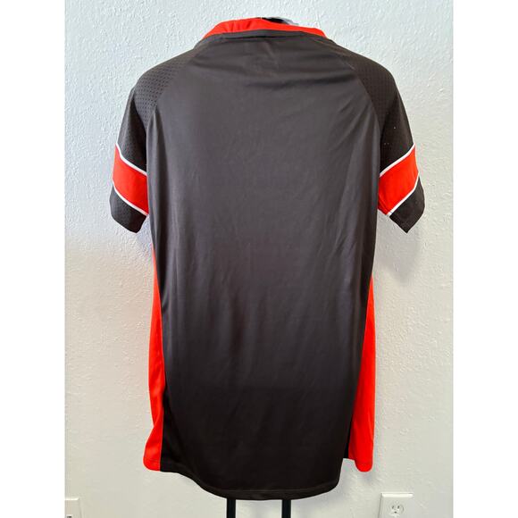 Cleveland Browns Women's Athena Lace-Up Top - Brown Size Small New - Picture 2 of 4